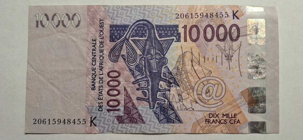 AFRYKA ZACHODNIA SENEGAL 10000 FRANKÓW 2003 ROK RZADKI najwyższy nominał