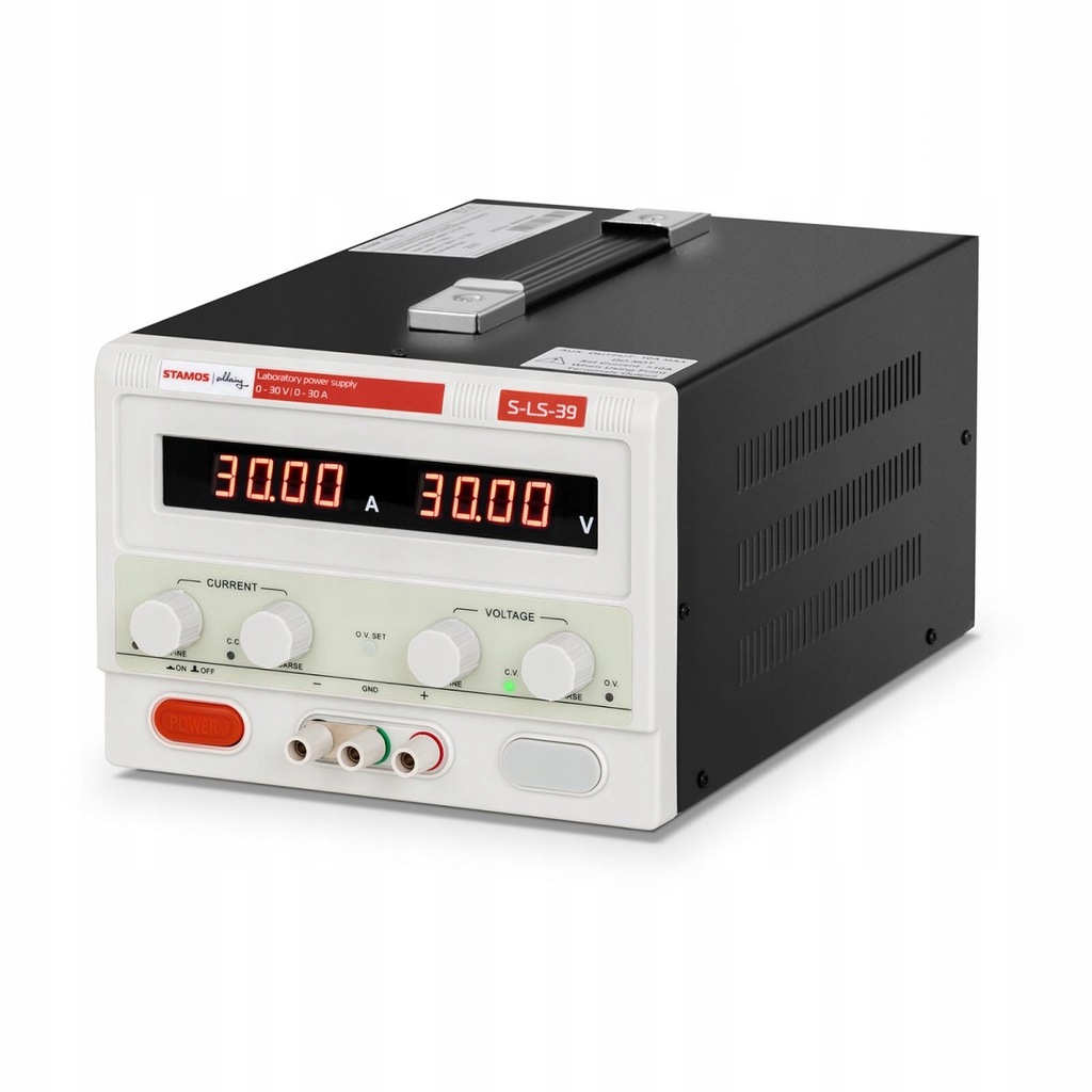 STAMOS 10021069 ZASILACZ LABORATORYJNY 0-30V 0-30A