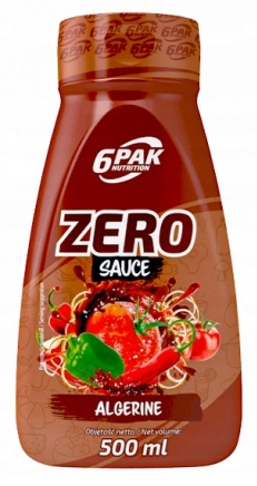 6PAK Zero Syrup 500ml Sos Algerine