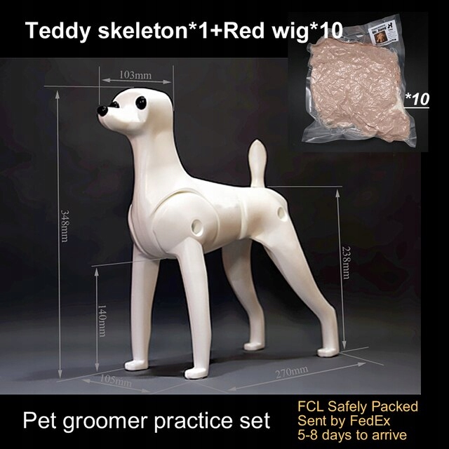 Crane Pet Grooming Teddy Bear Mannequin Model Dog