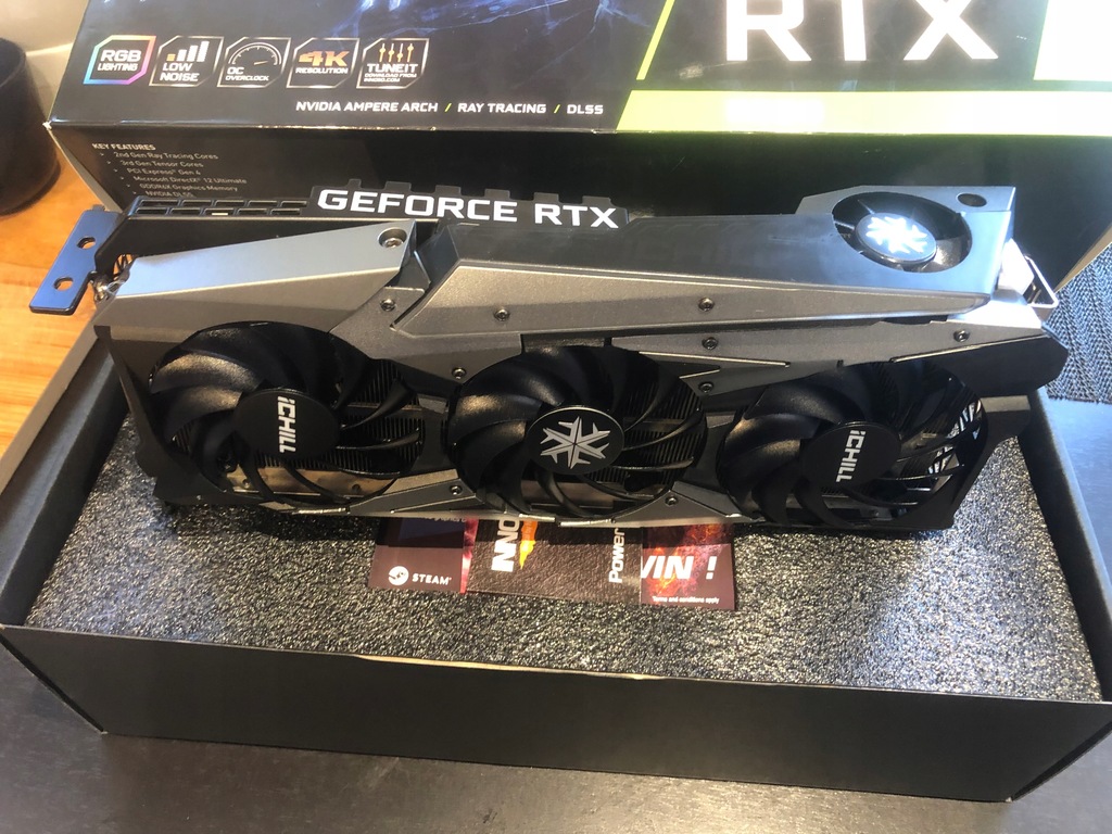 Купить Видеокарта RTX 3080 iChill X4 LHR 10 ГБ GDDR6X: отзывы, фото и ...