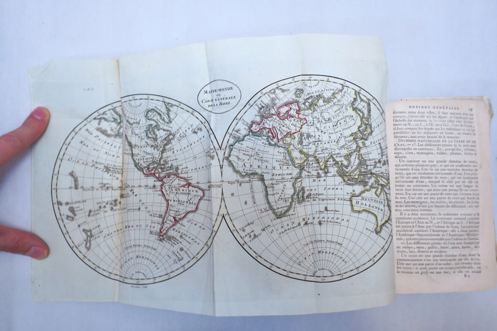 ABREGE GEOGRAPHIE UNIVERSELLE 1803 MAPY MIEDZIORYT