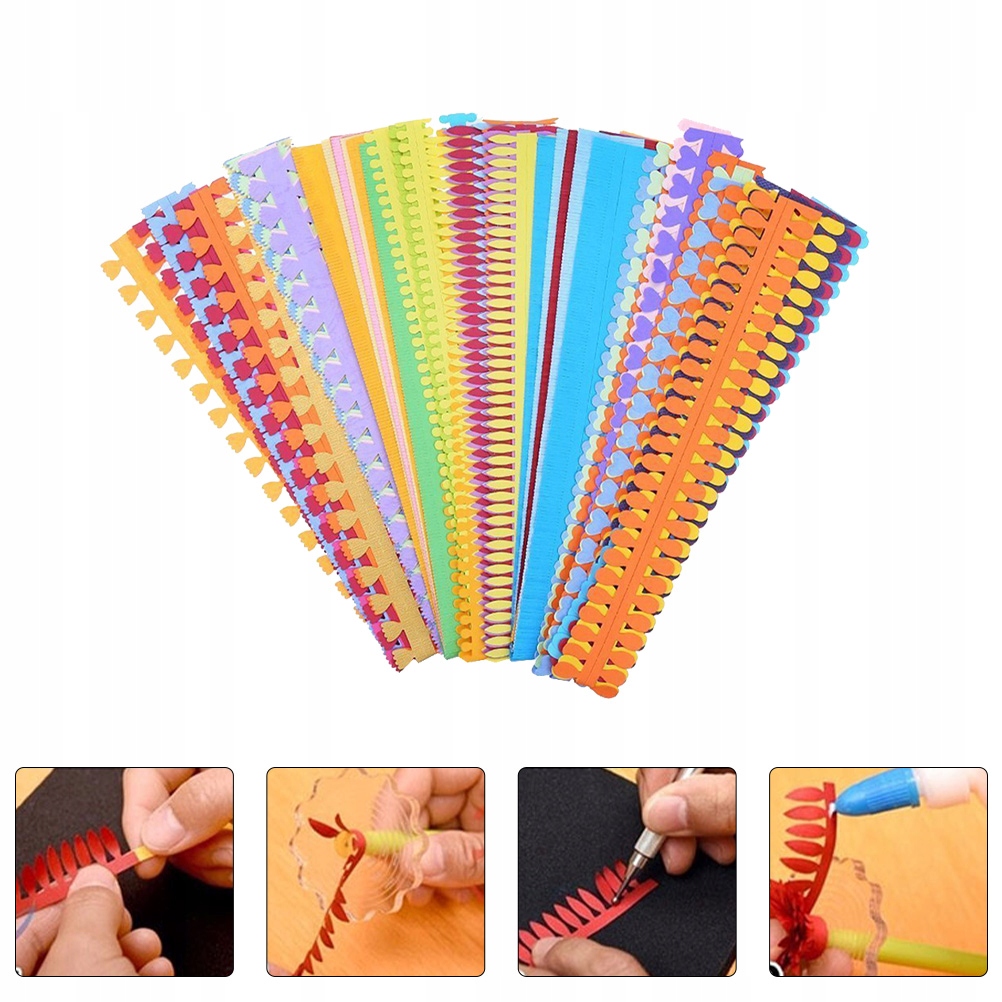 60 sztuk kolorowego papieru 3D trójwymiarowe pikow