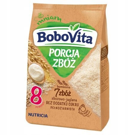 BoboVita Kaszka bezmleczna Porcja 7 Zbóż 8m 170g