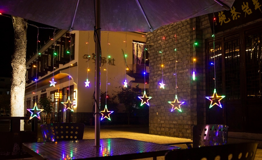 Купить Подвесные гирлянды со звездами для рождественской елки 138 светодиодов k: отзывы, фото, характеристики в интерне-магазине Aredi.ru
