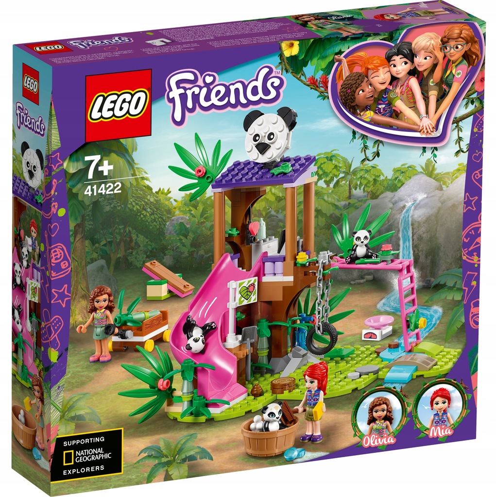 Купить LEGO FRIENDS Домик на дереве с пандами 41422: отзывы, фото, характеристики в интерне-магазине Aredi.ru