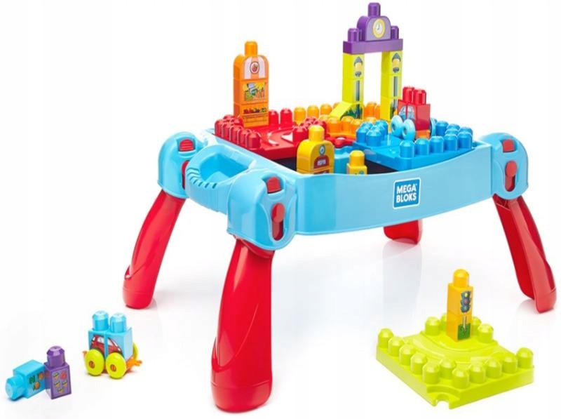 FISHER PRICE MEGA BLOKS STOLIK Z KLOCKAMI FGV05