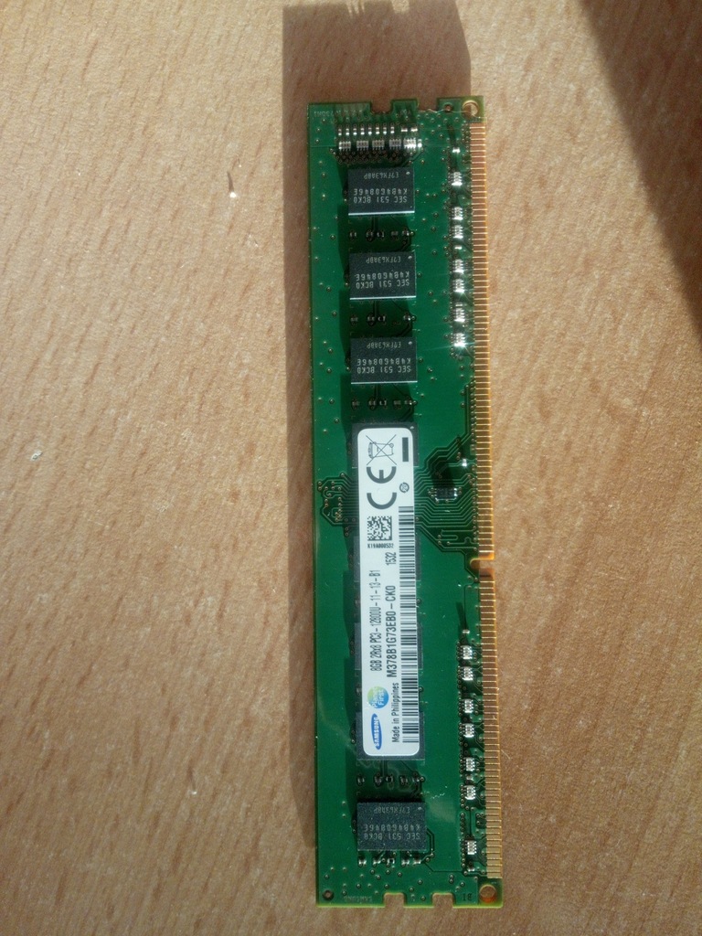 Pamięć RAM DDR3 SAMSUNG 8GB w jednej kości