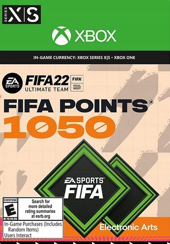 FIFA 22 - 1050 FUT Points Xbox Live Klucz