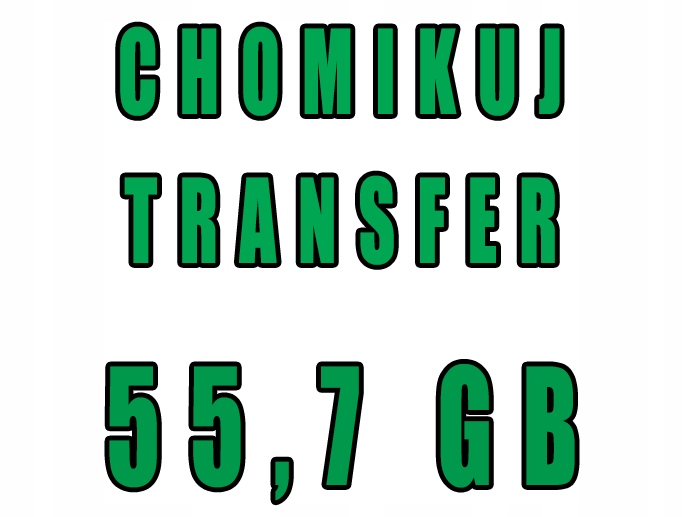 KONTO CHOMIKUJ TRANSFER 55 GB 700 MB BEZTERMINOWO