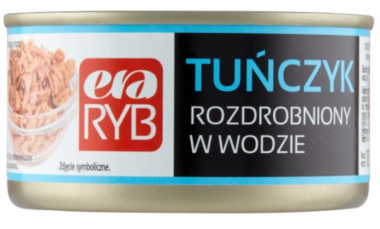 ERA RYB TUŃCZYK ROZDROBNIONY W WODZIE 185G