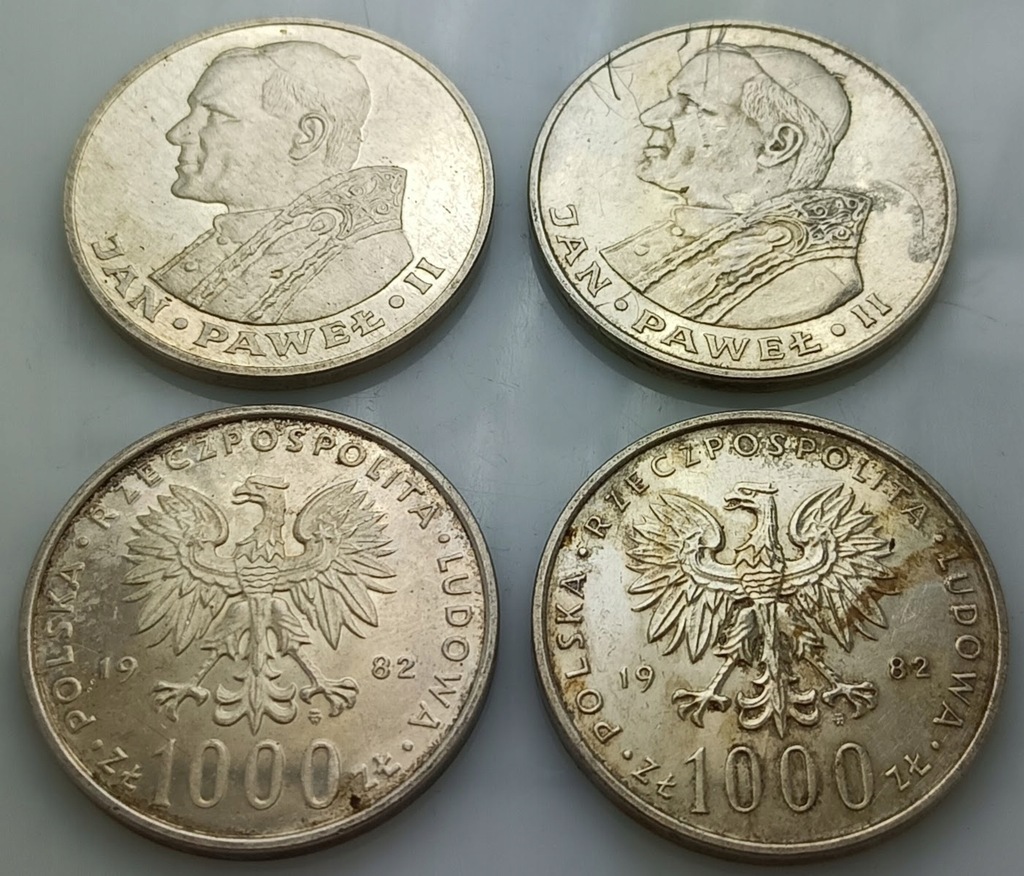 Zestaw srebrnych monet: Papież Jan Paweł II, 58 g, pr. 625