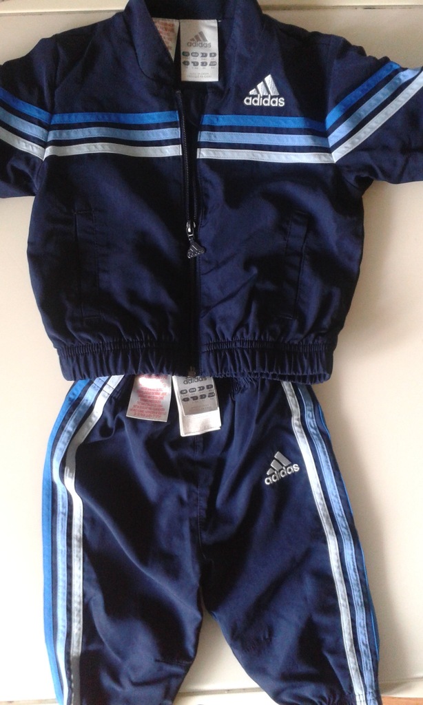 DRES ADIDAS ORYGINAŁ ZIMA 68 CM 6-9 M JAK NOWY