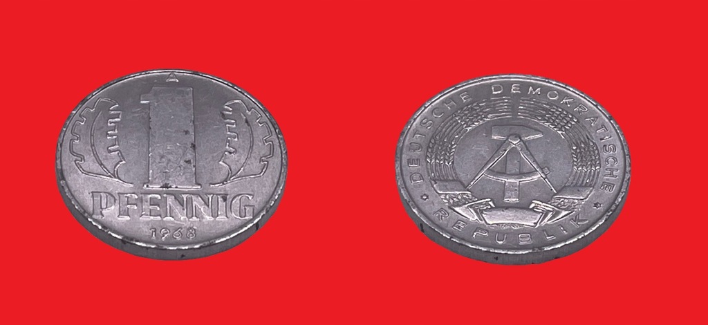 1 Pfennig, 1968