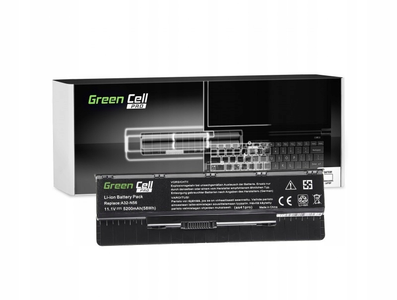 GREEN CELL Bateria PRO Asus A32-N56 11,1V 5,2Ah