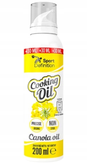 SPORT DEFINITION COOKING SPRAY 200 ml OIL 06.19