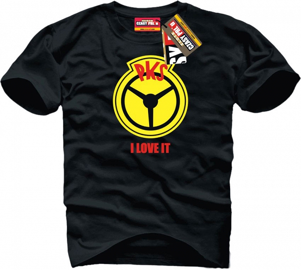PKS - logo - koszulka męska PRL nadruk - r.3XL