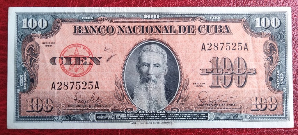 Купить Куба 100 песо 1959 года.: отзывы, фото, характеристики в интерне-магазине Aredi.ru