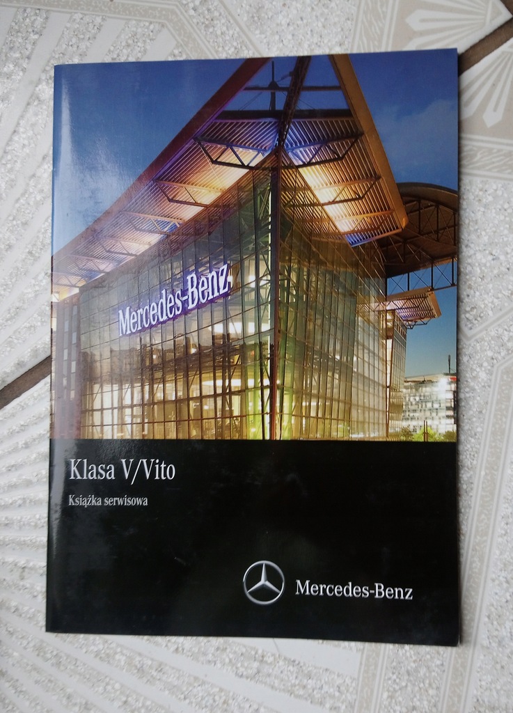 Mercedes VITO 2015->książka serwisowa J. POLSKI
