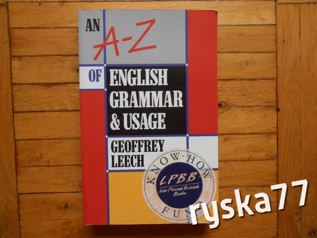 An A-Z English Grammar Usage Leech gramatyka ang