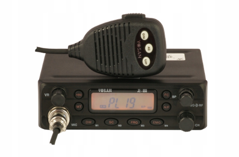 CB Radio Yosan JC 650 AM/FM 4W ASQ RF-Gain