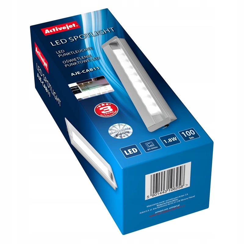 Oświetlenie punktowe LED Activejet (1.8 W)