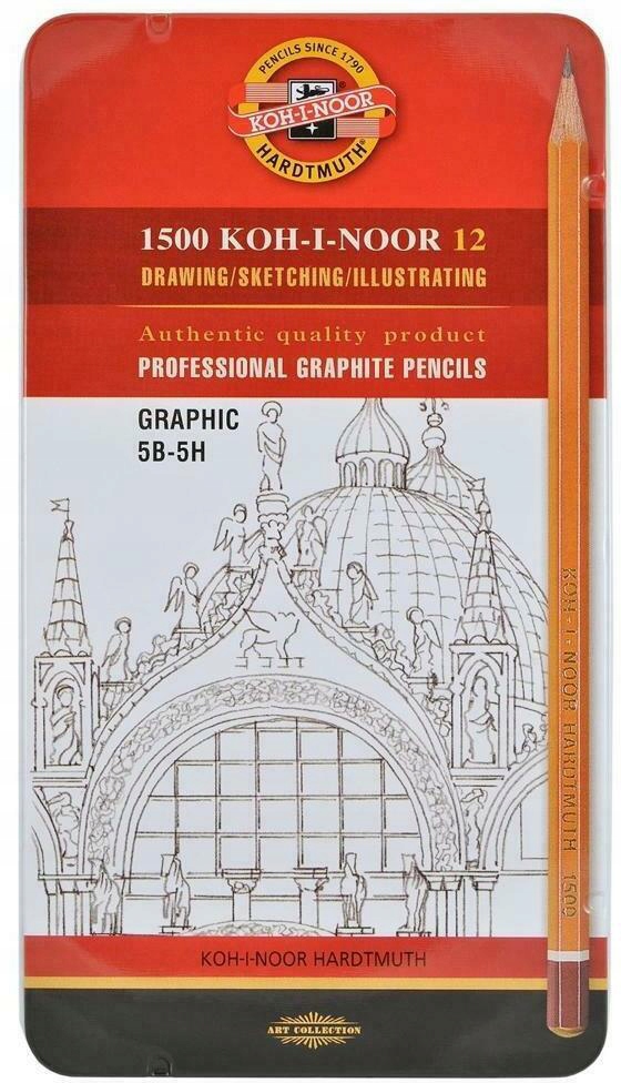 Ołówek grafitowy 1502/III 5B-5H