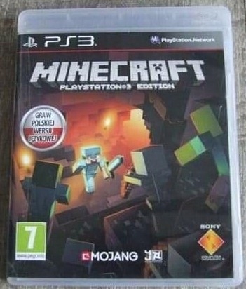 MINECRAFT PS3 POLSKA WERSJA ! JAK NOWA PS3 NOWA