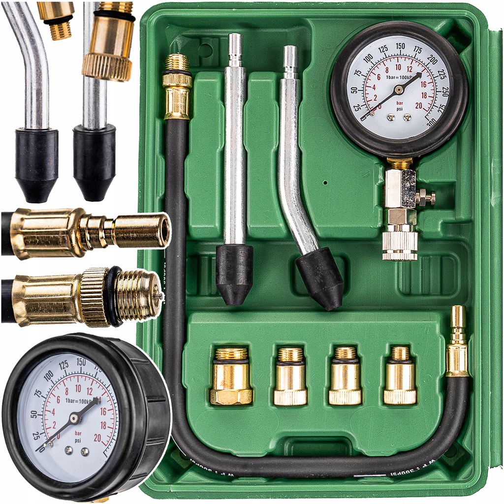 TESTER CIŚNIENIA OLEJU KOMPRESJI WTRYSKU MIERNIK PRÓBNIK DIESEL BENZYNA 8EL