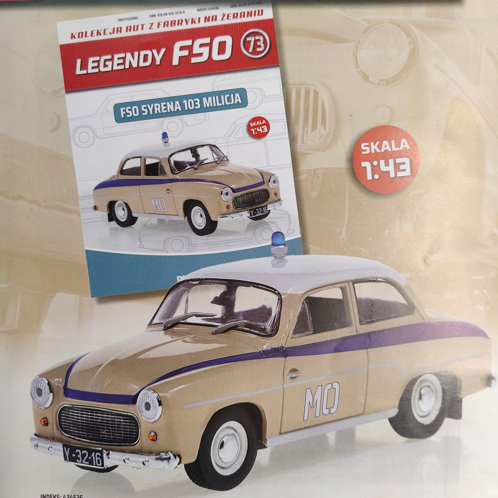 Legendy FSO 73 FSO Syrena 103 Milicja