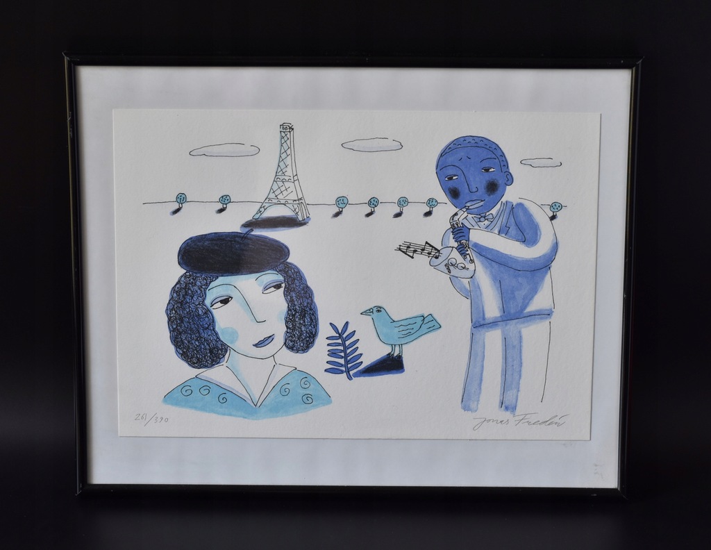 Grafika Jonas Freden "April in Paris"