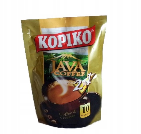 KAWA KOPIKO JAVA COFFEE 2in1 ROZPUSZCZALNA 10 sztu - 11228604180 ...