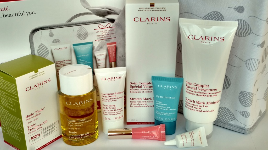 CLARINS ZESAW DLA KOBIET W CIĄŻY i PO na ROZSTĘPY