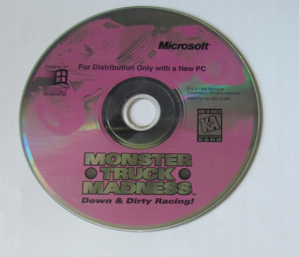 Monster Truck Madness Microsoft okazja unikat