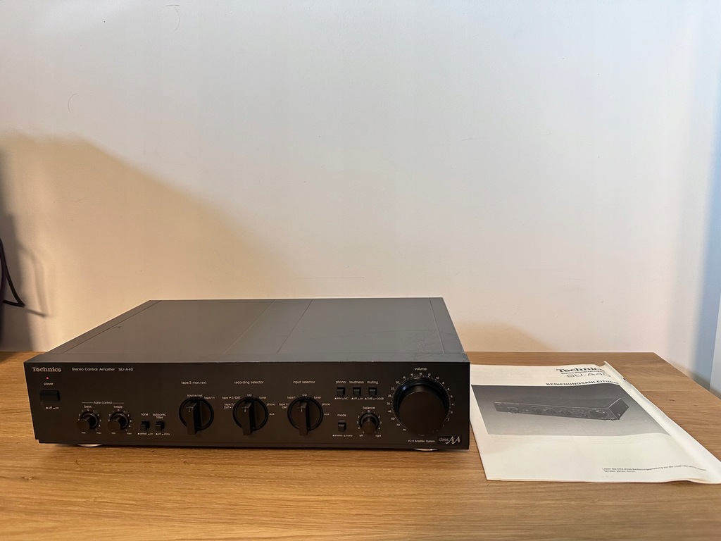 TECHNICS SU-A40 PRZEDWZMACNIACZ PRE-AMP SPRAWNY + INSTRUKCJA OBSŁUGI !!!