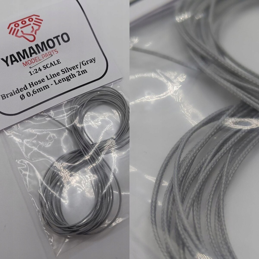 Braided Hose Line Silver 0,6mm YAMAMOTO YMPTUN65