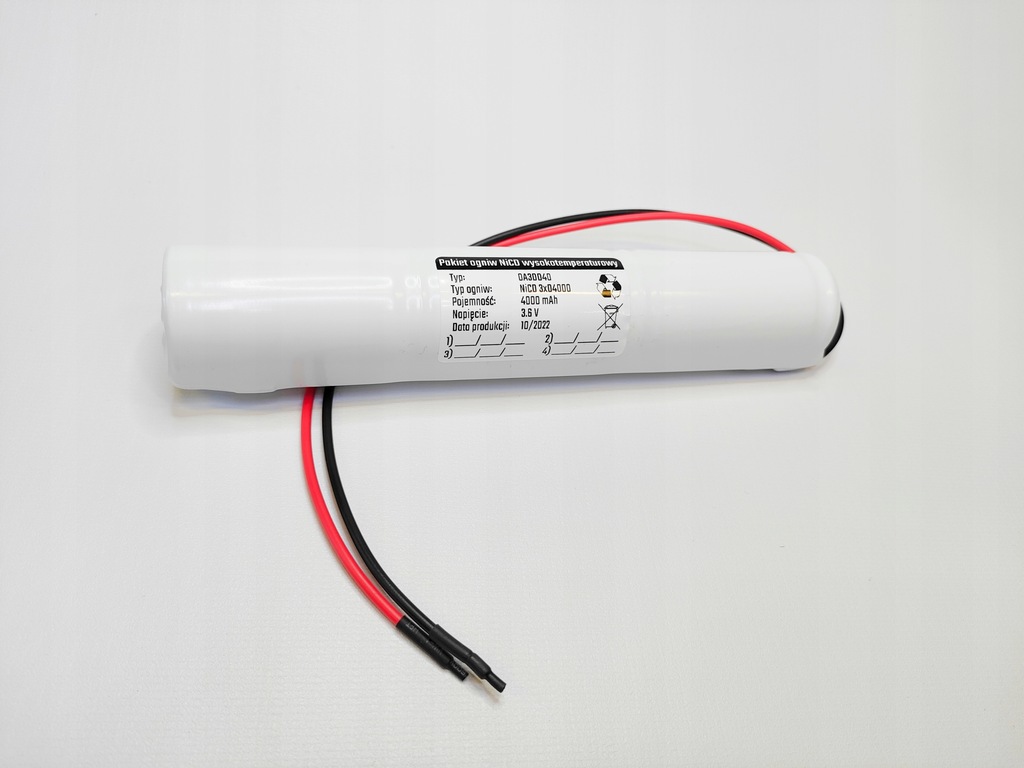 Akumulator do oświetlenia awaryjnego 4000 mAh 3.6V - 12709070481 ...