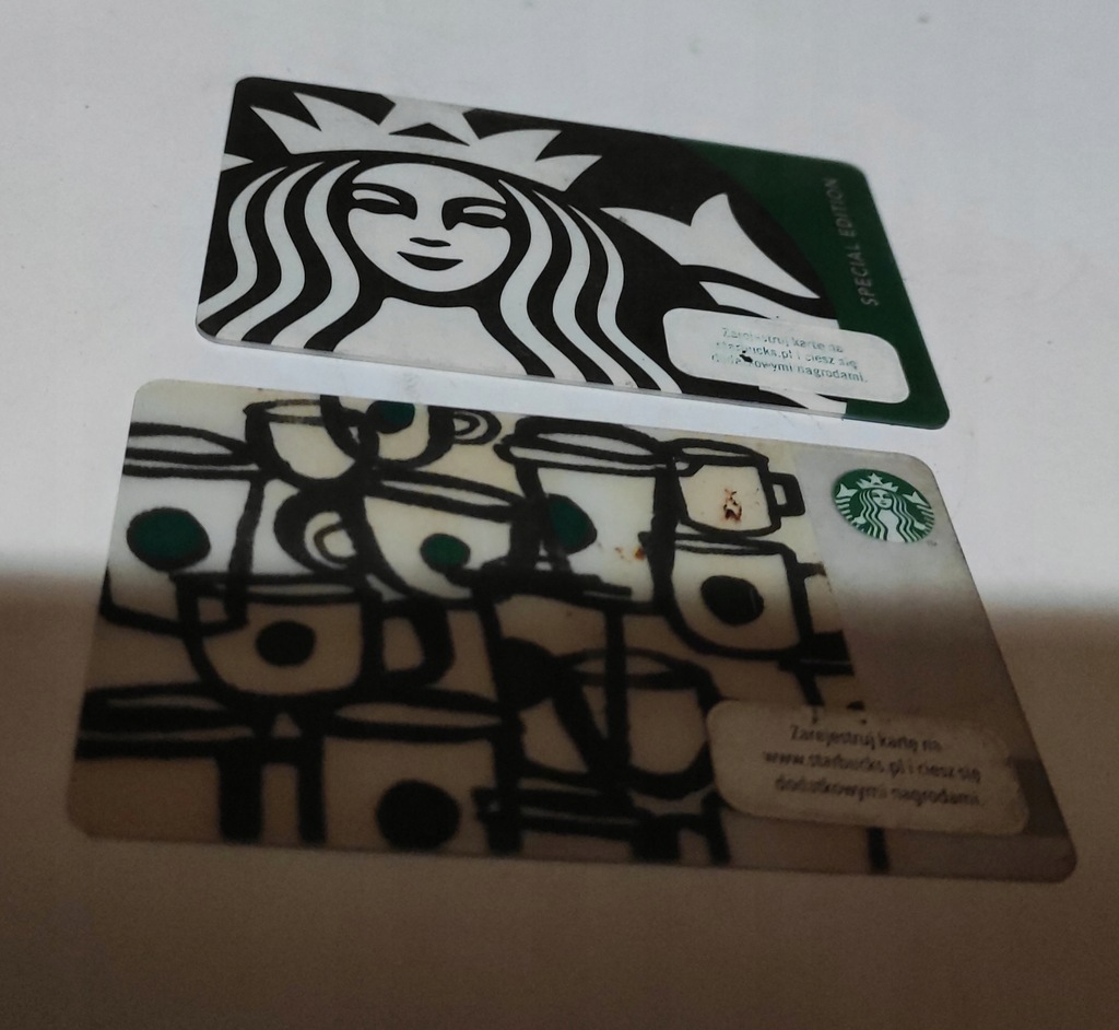 Starbucks 2 karty lojalnościowe TANIEJ SIĘ NIE DA