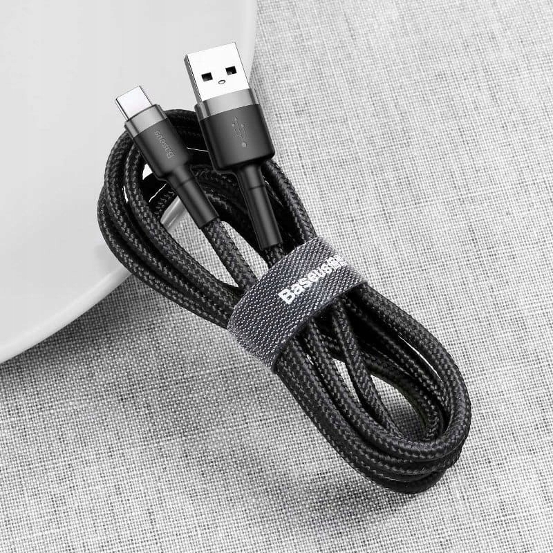 Купить Кабель Baseus Cafule, USB-A — USB-C 2А, 3м, QC3.0: отзывы, фото, характеристики в интерне-магазине Aredi.ru