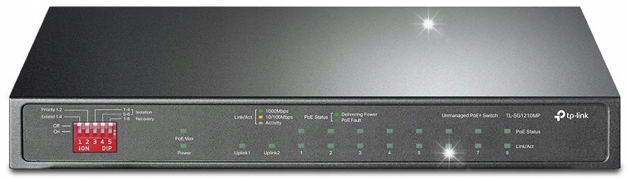 SWITCH TP-LINK TL-SG1210MP