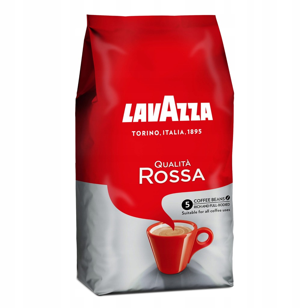 Lavazza Qualita Rossa, kawa ziarnista 1kg