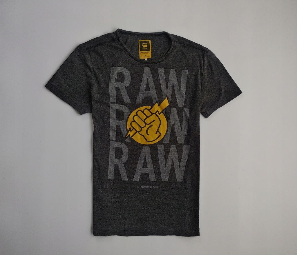 G-STAR RAW Koszulka Nadruk Bawełniana Logo _XL