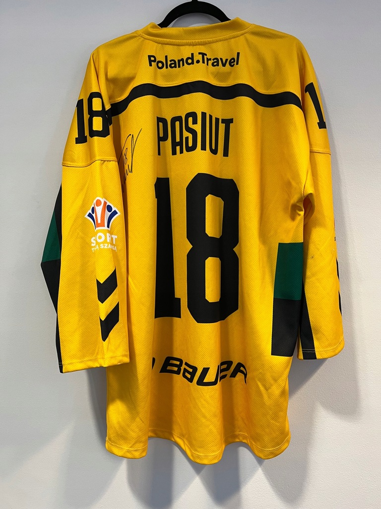 #18 Grzegorz Pasiut / koszulka z Pucharu Kontynentalnego / GKS Katowice