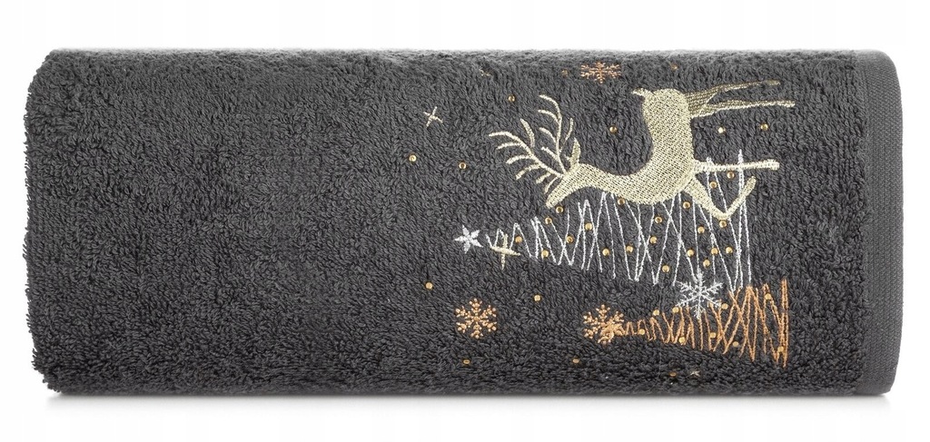 Ręcznik świąteczny SANTA/20 50x90 stalowy