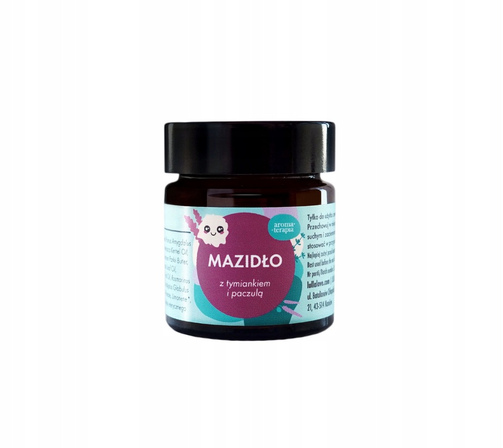 Mazidło na niepogodę, z tymiankiem i paczulą, 30ml, Lullalove