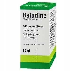 Betadine, 100mg/ml, roztwór na skórę, 30ml