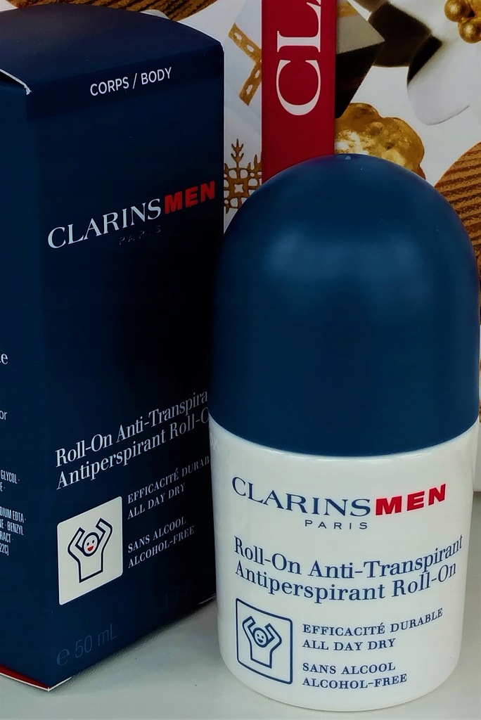 CLARINS MEN ANTIPERSPIRANT Roll-On 50ml w kulce