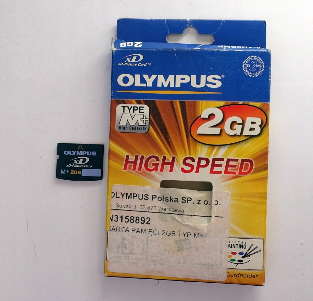 Olympus 2 GB xD High speed oryginalna