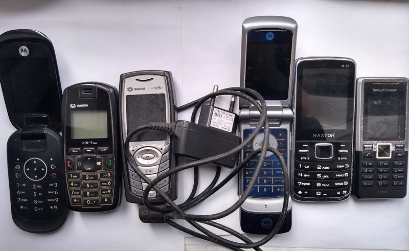 Stare telefony komórkowe 6szt.Motorola Sagem