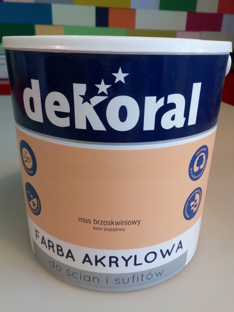 DEKORAL emulsja akrylowa w 2,5l mus brzoskwiniowy